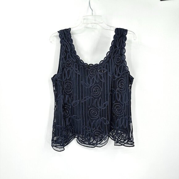 SOULMATES 3 piece set skirt jacket shell silk formal beaded evening graphite L - Picture 10 of 16